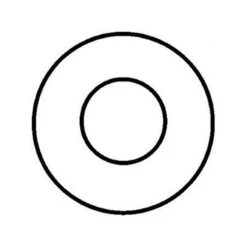 Rosette, Starr, FAL, ø 110 Mm