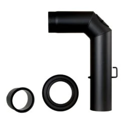 Ofenrohr-Set, Mit Drosselklappe, ø 150 Mm