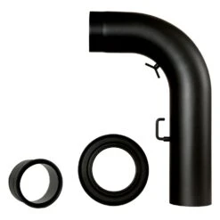 Ofenrohr-Set Mit Drosselklappe, ø 130 Mm