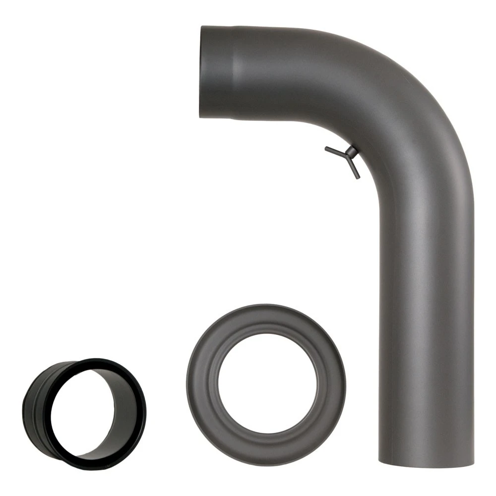 Ofenrohr-Set Ohne Drosselklappe, ø 130 Mm 3 Ofenrohr-Set Ohne Drosselklappe, ø 130 Mm – Bild 3