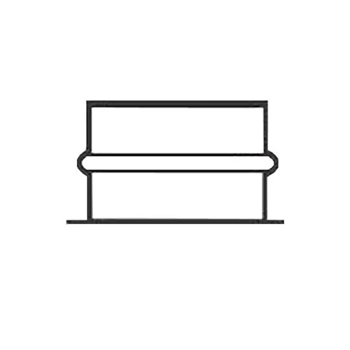 Wandfutter, Einfach, Für 2-mm-Produkte, ø 130 Mm 1 Wandfutter, Einfach, Für 2-mm-Produkte, ø 130 Mm