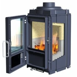 Kachelofen-Einsatz, Buderus Holzbrand-Heizeinsatz HLS116 (6 KW) -Ofen Experte Verkäufe Logaflamehls116 4 1280x1280 1