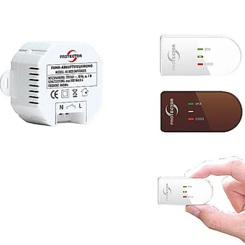 AS-6020.3 Atek Einbau-Funk-Abluftsteuerung, Fensterkontaktschalter Für Dunstabzugshaube 1 AS-6020.3 Atek Einbau-Funk-Abluftsteuerung, Fensterkontaktschalter Für Dunstabzugshaube