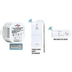 AS-6030.3 Atek Atek Funk-Thermo-Einbau-Abluftsteuerung, Fensterkontaktschalter