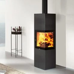 Kaminofen Austroflamm Slim 2.0, Raumluftunabhängig (5 KW) -Ofen Experte Verkäufe austroflamm slim rechts 1280x1280