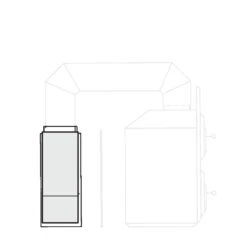 Buderus Nachheizkasten NK 61 E-115, Für H305, HLG217 Und HLG317