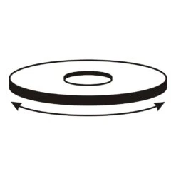 CERA Design Drehteller Inkl. Drehbarem Stutzen Und Zuluft Drehbar