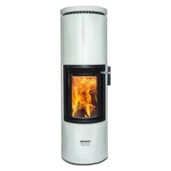 Kaminofen CERA Design Solitherm Mit Thermotte, Raumluftunabhängig (6 KW) -Ofen Experte Verkäufe cera solitherm thermotte beton 1280x1280