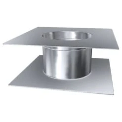 Schornstein, Deckendurchführung, Edelstahl, ø 120 Mm (200 Mm)