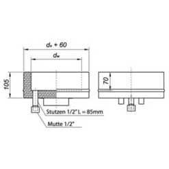 Deckel Mit Kondensatablauf, Edelstahl, ø 225 Mm (285 Mm) -Ofen Experte Verkäufe dsde 450 1280x1280 1