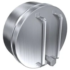 Schornstein, Deckel Mit Kondensatablauf, Edelstahl, ø 120 Mm (180 Mm)