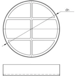 Schornstein, Kugelfang, Edelstahl, ø 250 Mm -Ofen Experte Verkäufe kf 450 1280x1280 3
