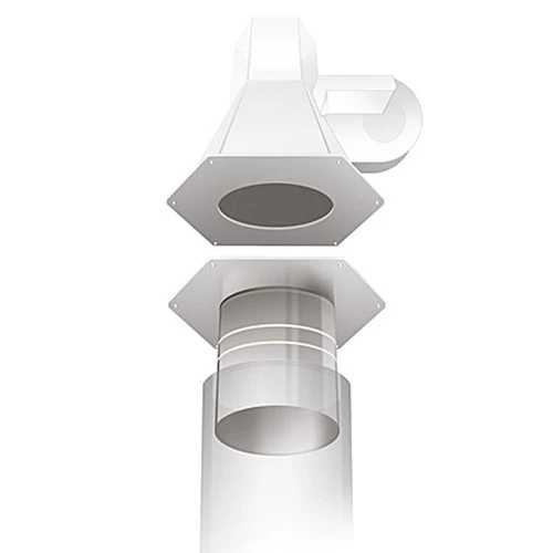 Rauchsauger-Adapter RSG-180-180, Nennweite 180 Mm 1 Rauchsauger-Adapter RSG-180-180, Nennweite 180 Mm