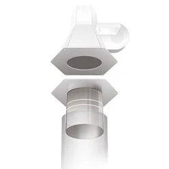 Rauchsauger-Adapter RSG-180-150, Nennweite 150 Mm