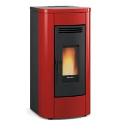 LaNordica Extraflame Pelletofen Klaudia Plus (8,0 KW) -Ofen Experte Verkäufe lanordica klaudia bordeaux 1000 1280x1280