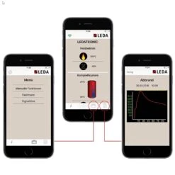 Ledatronic LT3 WiFi Elektronische Verbrennungsluftregelung, Elektronischer Regelkomfort Für SERA
