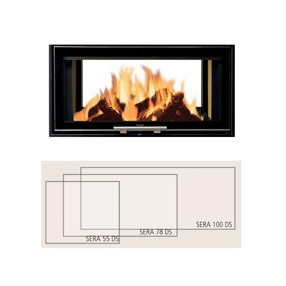 Heiz-Kamineinsatz Leda SERA W 55 DS Durchsichtgerät (10,0 KW) 2 Heiz-Kamineinsatz Leda SERA W 55 DS Durchsichtgerät (10,0 KW) – Bild 2