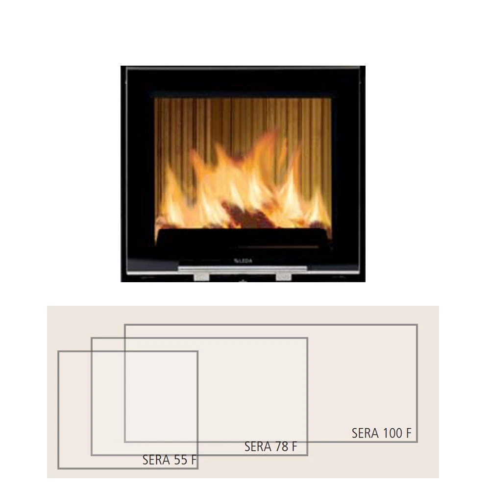 Heiz-Kamineinsatz Leda SERA 100 F Flach (12,0 KW) 2 Heiz-Kamineinsatz Leda SERA 100 F Flach (12,0 KW) – Bild 2