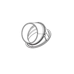 Leda Rohrstutzen (SERA 100) Ø 200 Mm Für Anschluss Links, Rechts Und Hinten