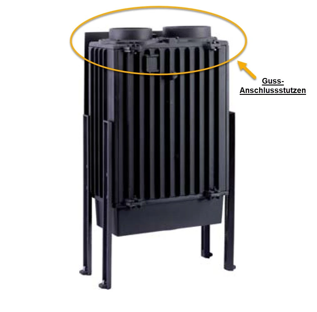Leda Guss-Anschlussstutzen, Eingang Ø 180 Mm 1 Leda Guss-Anschlussstutzen, Eingang Ø 180 Mm