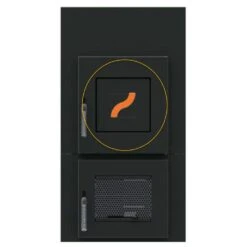 Guss-Feuertüreinlage Leda Diamant