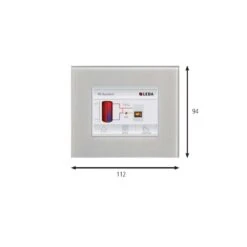 Grafikdisplay (inkl. UP-Gehäuse Und 6 M Datenbusleitung)