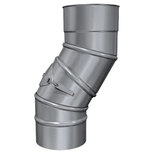 Bogen 0° - 90° Mit Prüföffnung, ø 130 Mm 1 Bogen 0° - 90° Mit Prüföffnung, ø 130 Mm