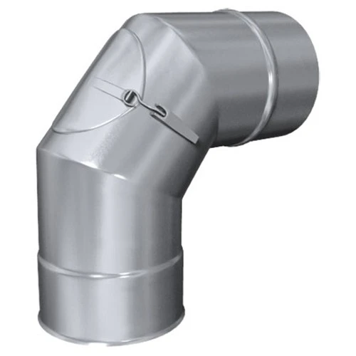 Bogen Geschweißt 90° Mit Prüföffnung, ø 180 Mm 1 Bogen Geschweißt 90° Mit Prüföffnung, ø 180 Mm