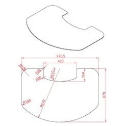 Lotus Glasvorlegeplatte Für Kaminofen Serie Mondo