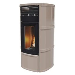 Pelletofen MCZ SUITE Comfort Air 12 M2+ Maestro / Maestro UP!(12 Kw) -Ofen Experte Verkäufe mcz suite warmgrey 1000 1280x1280