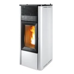 Pelletofen MCZ TEIA Comfort Air 10 S (12 Kw) 14 Pelletofen MCZ TEIA Comfort Air 10 S (12 Kw) -Ofen Experte Verkäufe mcz teia metall weiss 1000 1280x1280