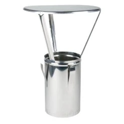 Regenhaube, Schornsteinhaube Aus Edelstahl 215 Mm Für Schornsteine 225 Mm