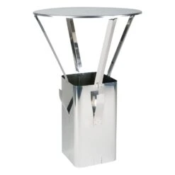 Regenhut Quadratisch 130/130 Für Schornsteine 140 X 140 Mm