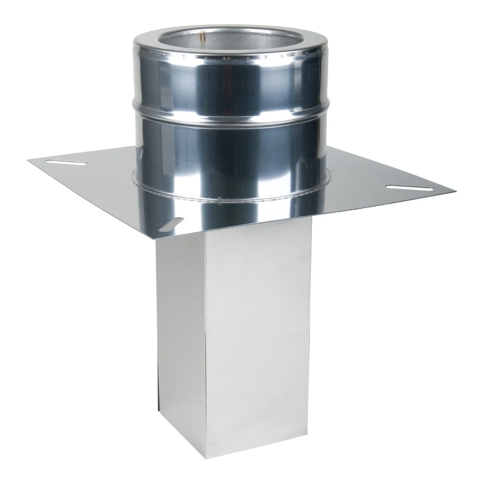 Schornsteinverlängerung, 180 Mm Doppelwandig, Höhe 1,68 M, Fuß 180x180 2 Schornsteinverlängerung, 180 Mm Doppelwandig, Höhe 1,68 M, Fuß 180x180 – Bild 2