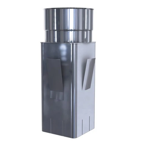 Fußteil Mit Einschub 185 X 185 Mm Auf 250 Mm Für Keramische Schornsteine 1 Fußteil Mit Einschub 185 X 185 Mm Auf 250 Mm Für Keramische Schornsteine