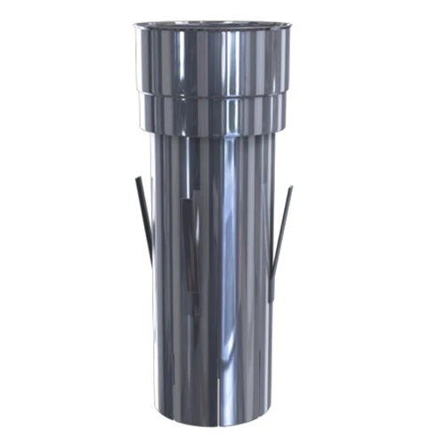 Fußteil Mit Einschub Rund 130 Mm Auf 150 Mm Für Keramische Schornsteine 1 Fußteil Mit Einschub Rund 130 Mm Auf 150 Mm Für Keramische Schornsteine