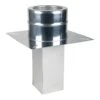 Fußteil Mit Einschub Doppelwandig 130x180 Auf 180 Mm Für Schornsteinverlängerung