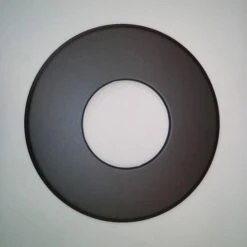 Rosette Mit 90 Mm Breitem Rand, Senotherm, Gussgrau, ø 120 Mm, Geeignet Für Kaminöfen