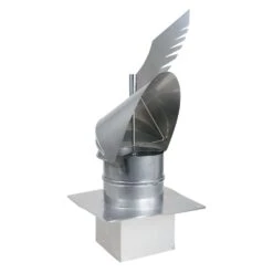 Drehbarer Schornsteinaufsatz "Dragon" 150 Mm Auf Fußteil Mit Einschub