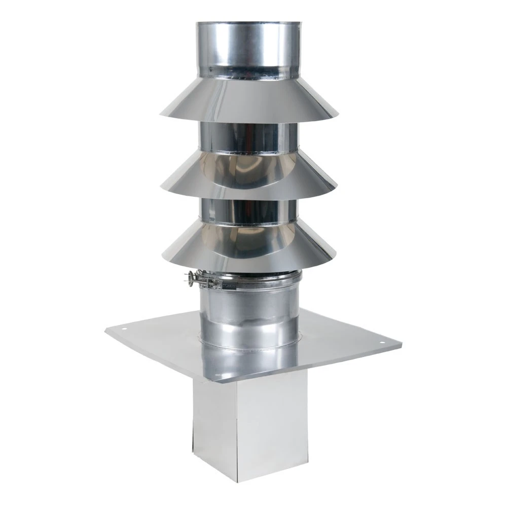 Schornsteinverlängerung, 200 Mm, Höhe 0,48 M, Mit Düse 1 Schornsteinverlängerung, 200 Mm, Höhe 0,48 M, Mit Düse