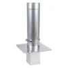 Schornsteinverlängerung, 180 Mm, Höhe 1,04 M, Fuß 180x180
