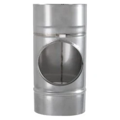 T-Stück Mit Übergang Auf 150 Mm An Der Breiten Seite Des Ovalen Rohres