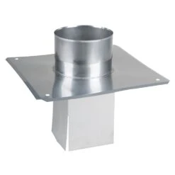 Fußteil Mit Einschub Einwandig 180x180 Auf 180 Mm