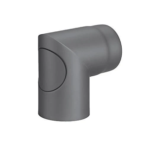 Kaminrohrbogen, Ofenrohrbogen, Ofenrohr, 90°, Mit Versenkter Tür, ø 130 Mm 2 Kaminrohrbogen, Ofenrohrbogen, Ofenrohr, 90°, Mit Versenkter Tür, ø 130 Mm – Bild 2