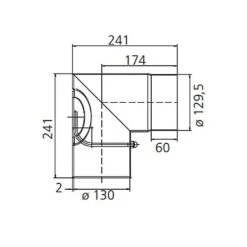 Kaminrohrbogen, Ofenrohrbogen, Ofenrohr, 90°, Mit Versenkter Tür, ø 130 Mm 5 Kaminrohrbogen, Ofenrohrbogen, Ofenrohr, 90°, Mit Versenkter Tür, ø 130 Mm -Ofen Experte Verkäufe moeck masse ew bogen 90 tuer 130 500px 1280x1280