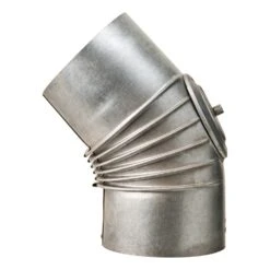 Bogen, Gerippt, 45°, Mit Reinigungs-Öffnung, ø 110 Mm