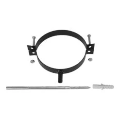 Rohrschelle, Schwarz, ø 80 Mm (Gewindestift)