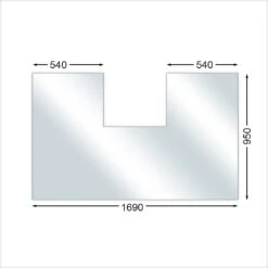 Olsberg Saison-Funkenschutzplatte Für Osorno S (5,4 KW)