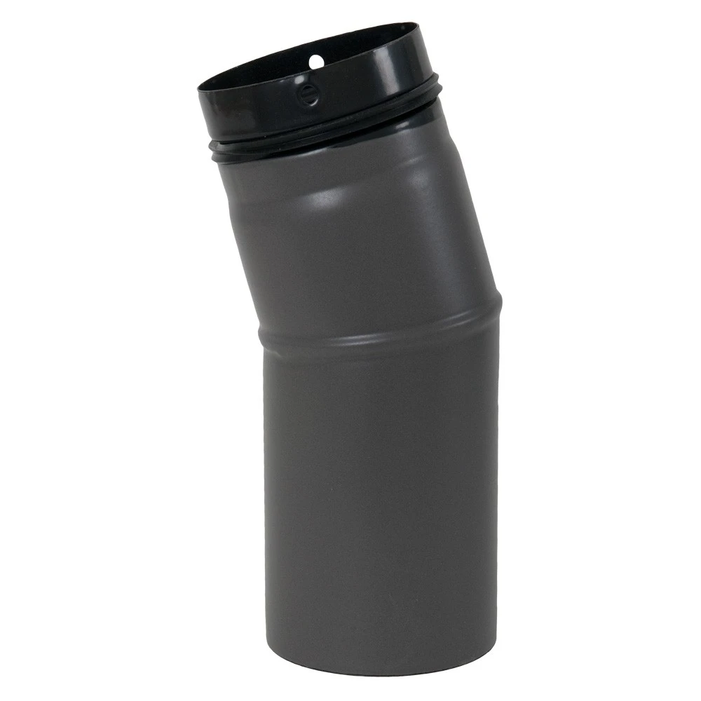Bogen Für Pelletofen, Geschweißt, 15°, ø 100 Mm 3 Bogen Für Pelletofen, Geschweißt, 15°, ø 100 Mm – Bild 3