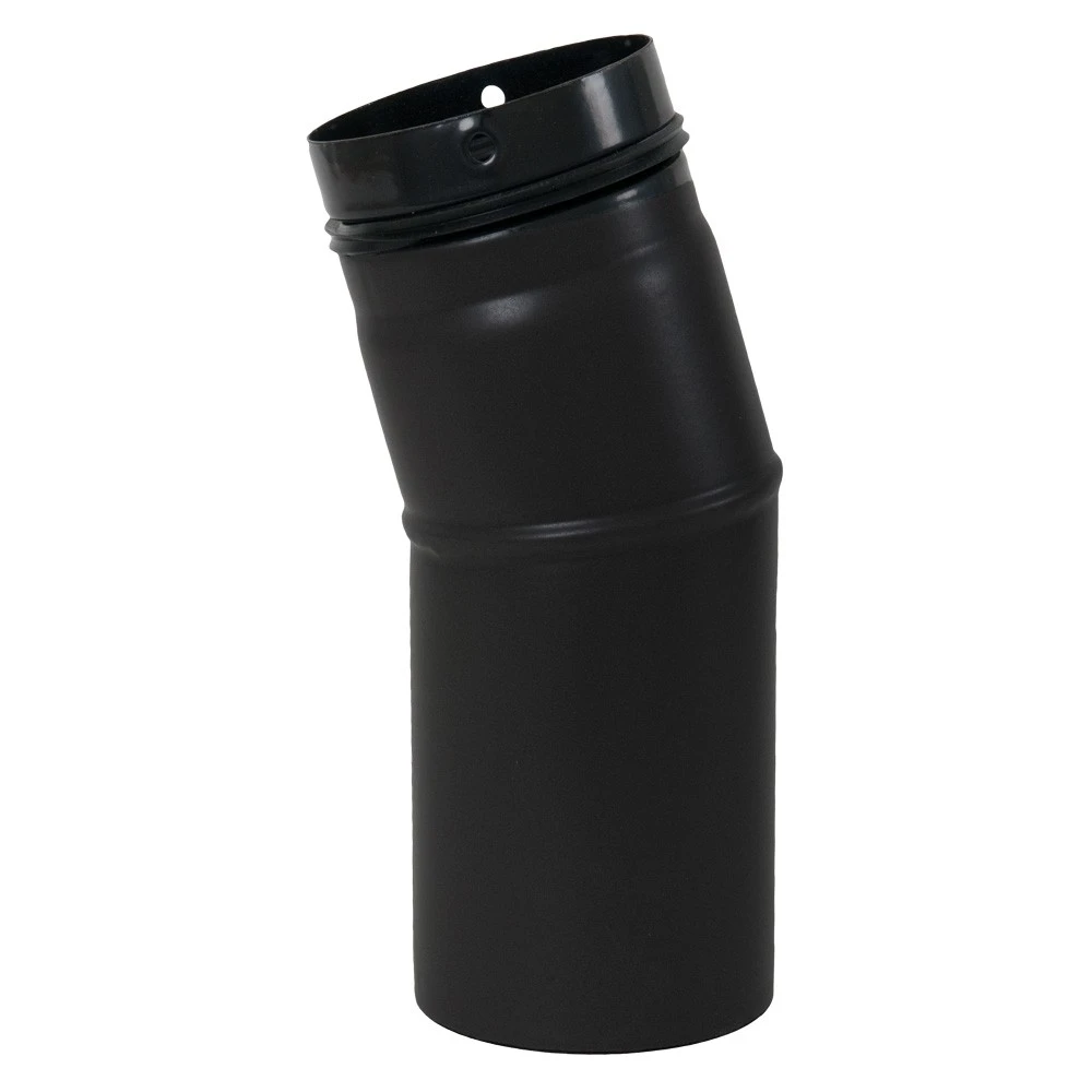 Bogen Für Pelletofen, Geschweißt, 15°, ø 100 Mm 2 Bogen Für Pelletofen, Geschweißt, 15°, ø 100 Mm – Bild 2